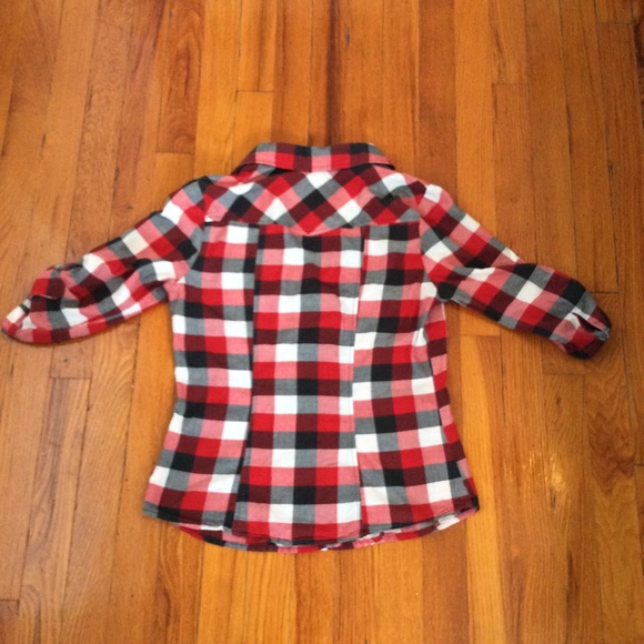 Forever 21 Plaid Button-Up - Picture 2 of 3